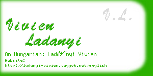 vivien ladanyi business card